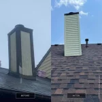 roof repair before and after