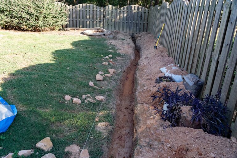 french-drainage-installation-North-Canton-OH