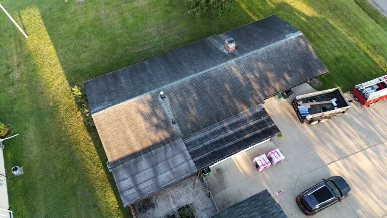 Roof Installation Before Large